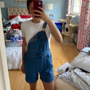 Boohoo denim overalls